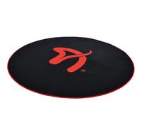 Floormats:Zona Round Floorpad (Black/Red)