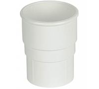 FLOPLAST 68 mm - Ronde - Tuyau de gouttière - Blanc