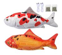 Flopping Poisson Chat Jouet drôle réaliste Mobile réaliste Flopping poiss