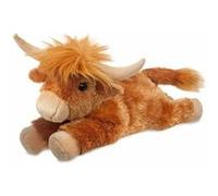Aurora, 60932, Flopsie la Vache des Highland, 30cm, Peluche, Rouge