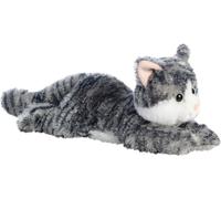 Aurora, 31538, Flopsies Lily Le Chat, 30cm, Peluche, Gris and Blanc