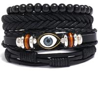 Flor de Cristal Set de bracelets pour homme Prophet's Eye - 4 in 1