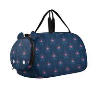 Flor De Mayo Sac de sport multifonction pour enfants avec compartiment à chaussures Bleu nuit