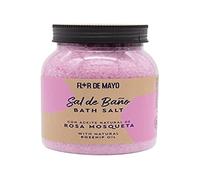 Flor de Mayo - Sel de bain minéral rose musquée 650 g