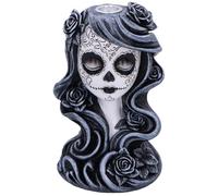Flor de Muerte Brûleur d'encens à refoulement Porte-encens décoratif 13 x 12 x 20 cm
