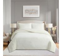 FLORA CASA Couette Hiver 2 Personnes, Edredon,Couverture Chaude Laine & Sherpa Polaire 4.5kg, 260x240 cm avec 2 Taies d'oreiller 50x70 cm, Taupe (Beige, 2 Personnes (240x260+2x50x70cm))