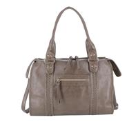 flora & co Grand Sac Bowling Femme Cours Similicuir Lisse | Format A4 Cours Lycée Étudiante | Porté Épaule Main Bandoulière | Grande Capacité Détails Tressés | Chic Tendance