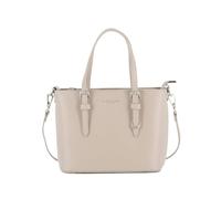 flora & co Petit Sac à Main Bandoulière Femme - Sac Similicuir Safiano Fourre-Tout Ville Taille S - Elégant Tendance - Beige