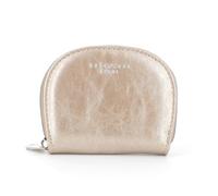 Flora & Co - Porte-Cartes Femme Similicuir Irisé - 11 Emplacements Cartes De Crédit Et Pièce D’Identité - Grande Capacité Volumineux - Doré