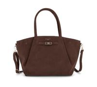 flora & co Sac à Main Femme en Similicuir Effet Daim Suédé - Cabas Fourre-Tout Format A4 pour Bureau Cours - Sac De Shopping Grande Capacité - Chic Élégant