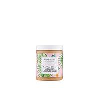 Flora & Curl Hydrate Me Masque hydratant pour cheveux à l'eau de rose et au miel | Crème pour cheveux bouclés pour un conditionnement en profondeur | Traitement des cheveux bouclés endommagés