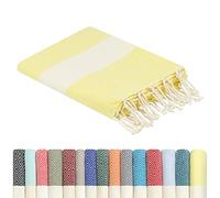 Flora Furora Serviette de Plage XXL 100 x 200 cm - Coton - Fouta Plage | Drap de Plage Grande Taille + Compact | Hammam Sauna, Pique-Nique Tapis de Plage Accessoire, Serviette Plage Femme Homme Ado