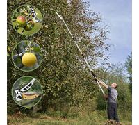 Flora Guard Taille-haie et pince à fruits télescopique extensible à longue portée - 1,4 à 3 m