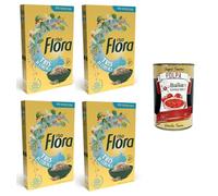 Flora Riso Tre Cereali Riso,Orzo,Farro Drei Getreidereis, Gerste, Dinkel 4x800gr + Italian Gourmet polpa 400g