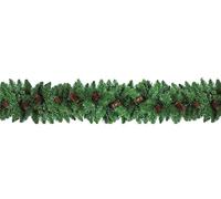 FLORA SRL Boa Guirlande de Noël Vert avec Pommes de pin 2,7 m