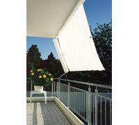 Floracord Voile d'ombrage Transparent - Kit Universel Vertical - 230 x 140 cm - Couleurs Assorties