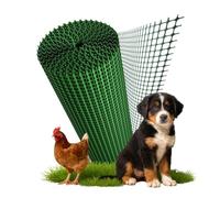 Florade® Clôture de Jardin en Plastique | Polyvalente | Pour Chien | Verte | 270 g/m² | Maille : 14 mm / Largeur : 1,5 m