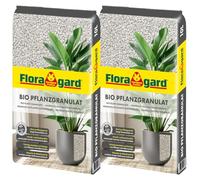 Floragard Granulat de Plantation Bio, Matériau de Drainage Minéral 8-16 mm, Drainage Impeccable pour Plantes, Pots et Jardins, Durable, Optimal pour des Racines Saines, 2x10 litres