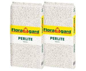 Floragard Perlite - Aération Optimale du Sol pour Une Croissance Végétale Saine - 2x5 litres