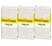 Floragard Perlite - Aération Optimale du Sol pour Une Croissance Végétale Saine - 3x5 litres