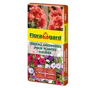Floragard Terreau Jardinières UAB - pour la Plantation de géraniums et Autres Plantes de Balcon exigeantes en jardinières 40l