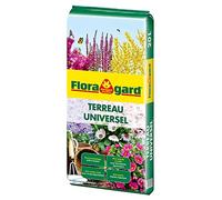 Floragard Terreau Universel - pour l’empotage et Le rempotage des Plantes d‘intérieur, Plantes de Balcon en Pots et jardinières 20l