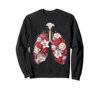 Floraison respiratoire des poumons Floraux Sweatshirt