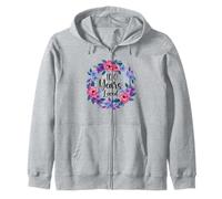 Floral 100 Year Old 100t Birthday Women Funny 100 Year Loved Sweat à Capuche
