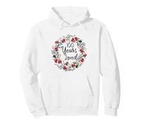 Floral 100 Years Loved 100th Birthday 100 Year Old Men Women Sweat à Capuche