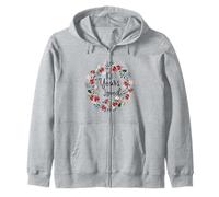 Floral 101 Year Old 101th Birthday Men Women 101 Years Loved Sweat à Capuche
