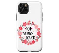 Floral 101 Years Loved Women 101 Years Old Cool 101th B-Day Coque pour iPhone 11 Pro