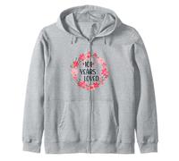 Floral 101 Years Loved Women 101 Years Old Cool 101th B-Day Sweat à Capuche