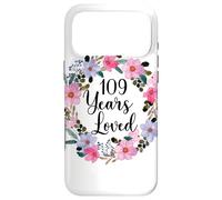 Floral 109 Year Old 109th Birthday Men Women 109 Years Loved Coque pour iPhone 17 Pro Max