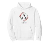 Floral Alma Nom Fleurs Nom Personnalisé Alma Sweat à Capuche