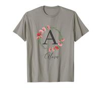 Floral Alma Nom Fleurs Nom Personnalisé Alma T-Shirt