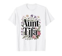 Floral Aunt Tifa Patriotic Protest I Am Aunt Tifa T-Shirt