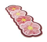 Floral Bath Rug,47.2x19.6 inch Non Slip Cute Carpet - Washable Absorbent Shower Mat,for Kitchen Bedroom Living Room Floor Indoor Decor Home Entrance