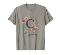 Floral Coraline Nom Fleurs Nom Personnalisé Coraline T-Shirt