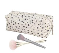 Floral Cosmetic Bag Makeup, Brush Storage Organizer Aid, Travel Canvas