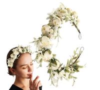 Floral - Couronne De Fées De Fleurs, Couronne De Fleurs Bohème | Accessoires De Cheveux De Photos, Filles De De - Couronne Artificielle De La Couronne Florale, Fournitures De Fêtes