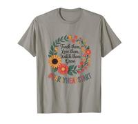 Floral Early Head Start Teacher Preschool Educator Essential T-Shirt