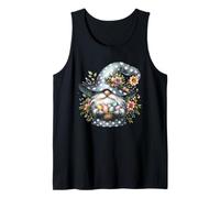 Floral Easter GNOME Flower Graphic Decorative Easter Eggs Débardeur
