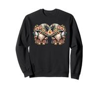 Floral Easter Gnomes with Spring Flower Hat for GNOME Lover Sweatshirt