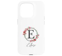 Floral Eloise Nom Fleurs Nom Personnalisé Eloise Coque pour iPhone 15 Pro