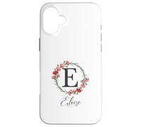 Floral Eloise Nom Fleurs Nom Personnalisé Eloise Coque pour iPhone 16 Plus