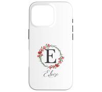 Floral Eloise Nom Fleurs Nom Personnalisé Eloise Coque pour iPhone 16 Pro