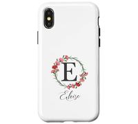 Floral Eloise Nom Fleurs Nom Personnalisé Eloise Coque pour iPhone X/XS