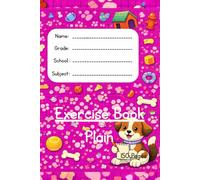 Floral Exercise Book for Girls 6x9 Inches 150 Pages Plain Notebook for School and Homework Cute Study Journal for Students Kids and Teens: Compact ... Back to School Supplies for Kids and Teens