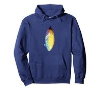Floral Feather for Spring and Summer Cute Surf Beach Graphic Sweat à Capuche