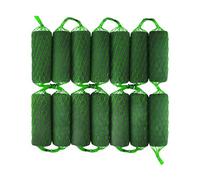 Floral Garland Sponge, Flower Foam Blocks, Green Polystyrene Material, Water Absorbent Base, Ideal for Wedding Prom Party Decoration, 5.12x1.97 inches, Green Color, 14 Pieces